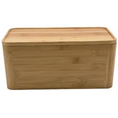 HOMY - Caja bambu con tapa 20x28,5x12,5 cm.