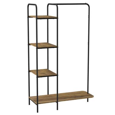 Rack Estante Organizador Colgador 4 Niveles Negro Importclick