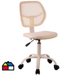 JUST HOME COLLECTION - Silla para PC color  beige Beige