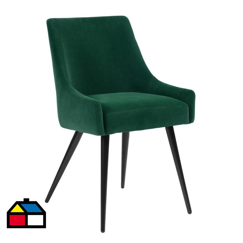 JUST HOME COLLECTION - Silla verde 57x53x88,5 cm