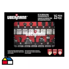 UBERMANN - Set 15 Fresas 1/4" ubermann