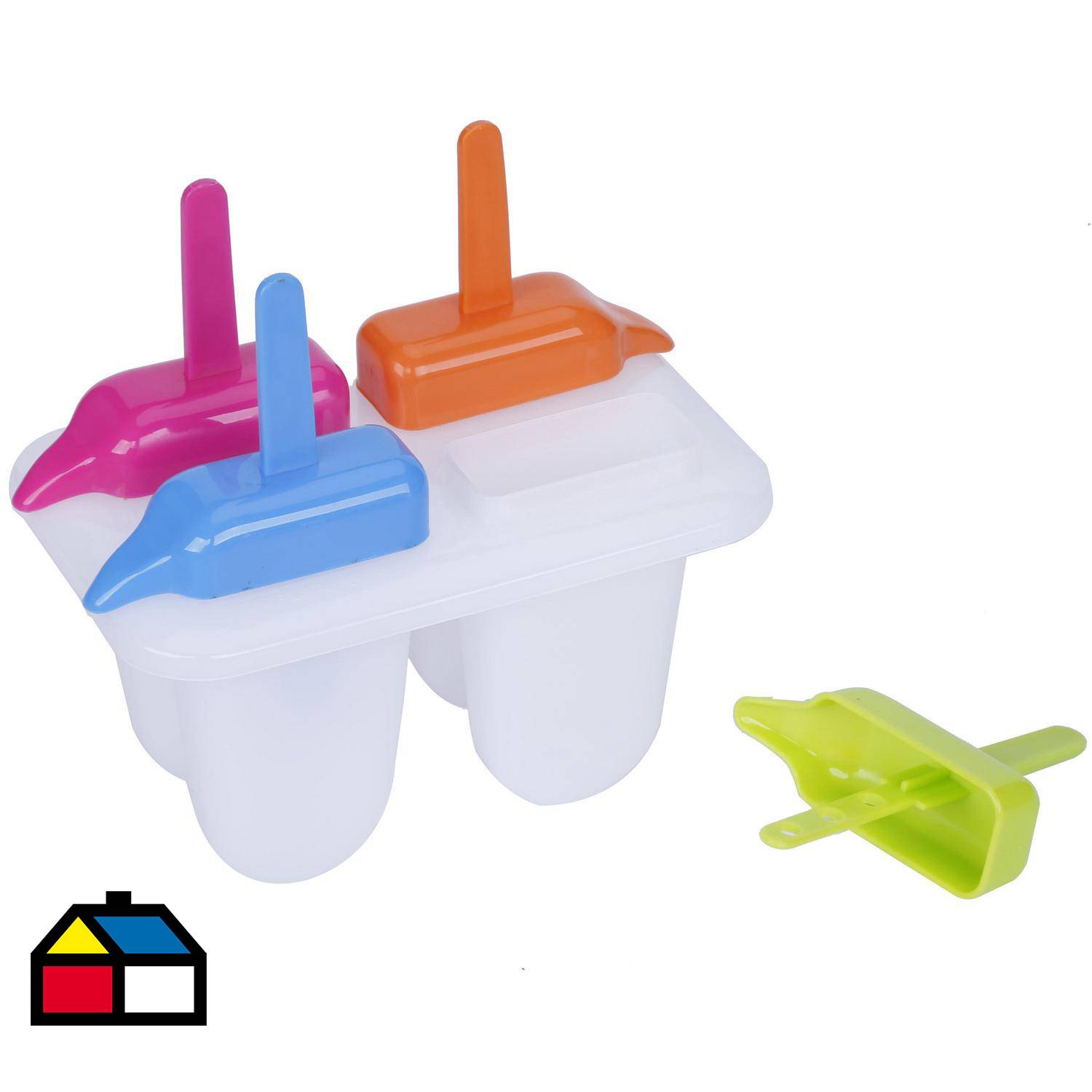 Set de moldes para paletas de hielo 6 piezas Redlemon Rectangulares