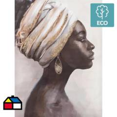 HOMY - Canvas african pao 60x80 cm
