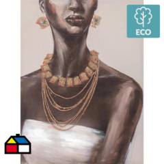 HOMY - Canvas african neck 80x60 cm