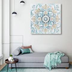 HOMY - Canvas mandala foil 1 100x100 cm