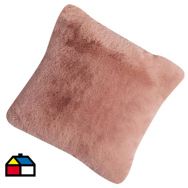 HOMY - Cojín soft 45x45 cm rosa