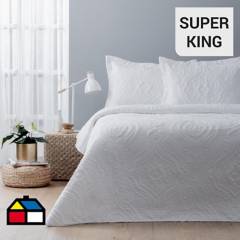 HOMY - Quilt Portugal blanco súper king