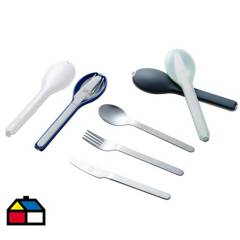 JUST HOME COLLECTION - Set 3  utensilios cuchara/cuchillo/tenedor