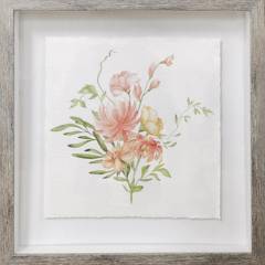 HOMY - Cuadro Flower pink 50x50 cm