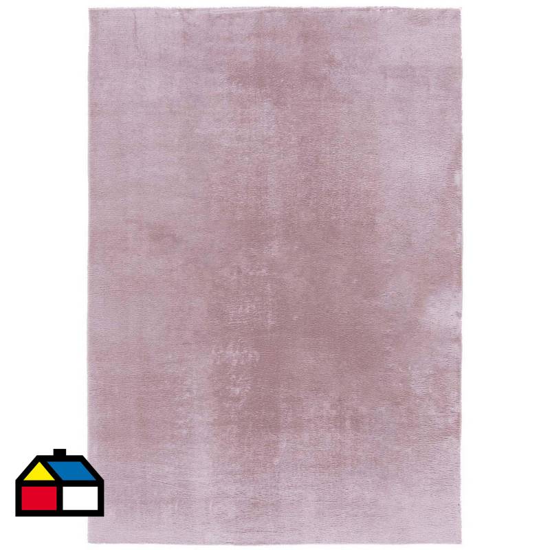 JUST HOME COLLECTION - Alfombra fox lisa 60x90 cm rosa
