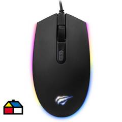 HAVIT - Mouse gaming luces de colores