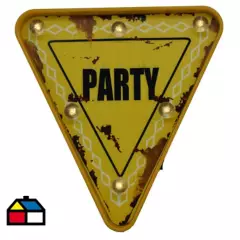 HOMY - Letrero Led Party amarillo