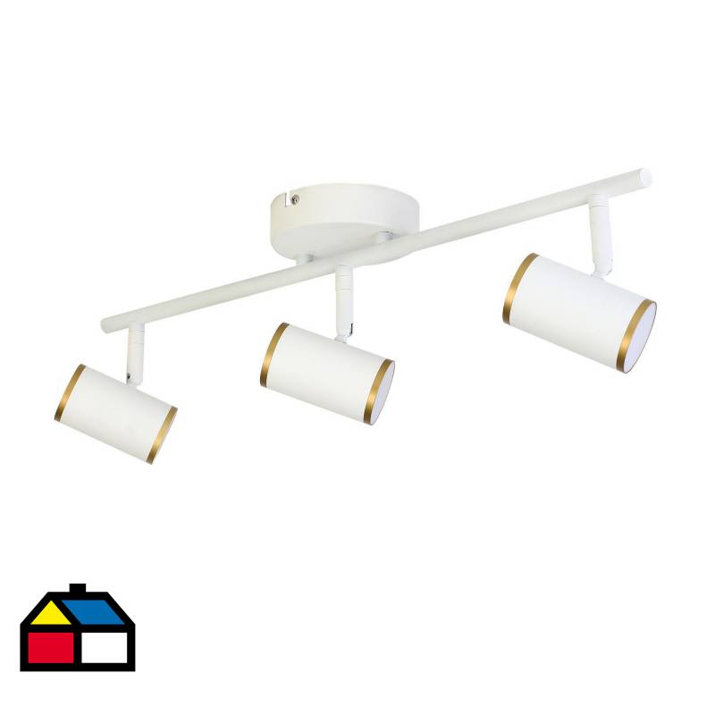 JUST HOME COLLECTION - Barra Led nivel 3 luces blanco