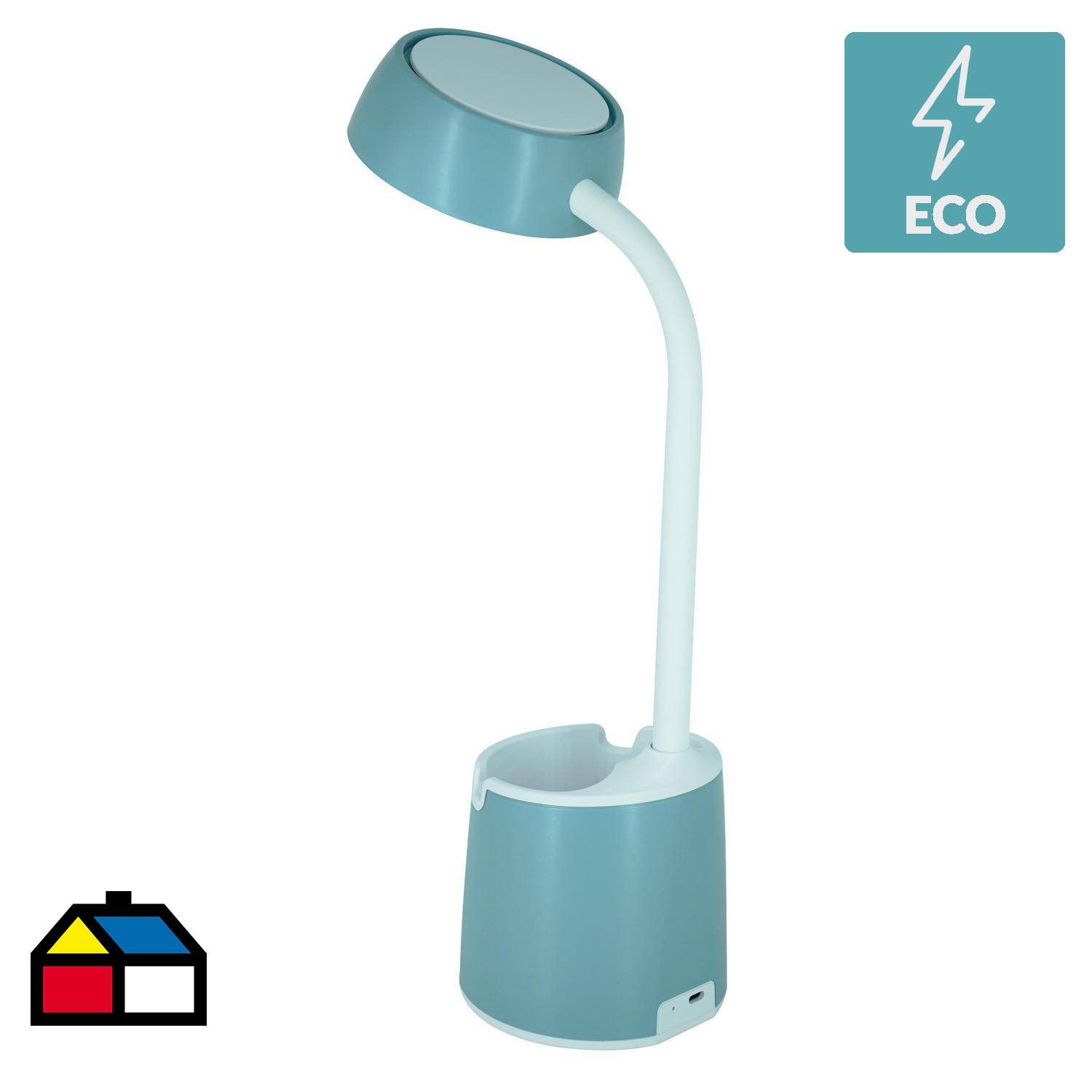 Lámpara LED con lupa (5x), brazo articulado y 3 tonalid