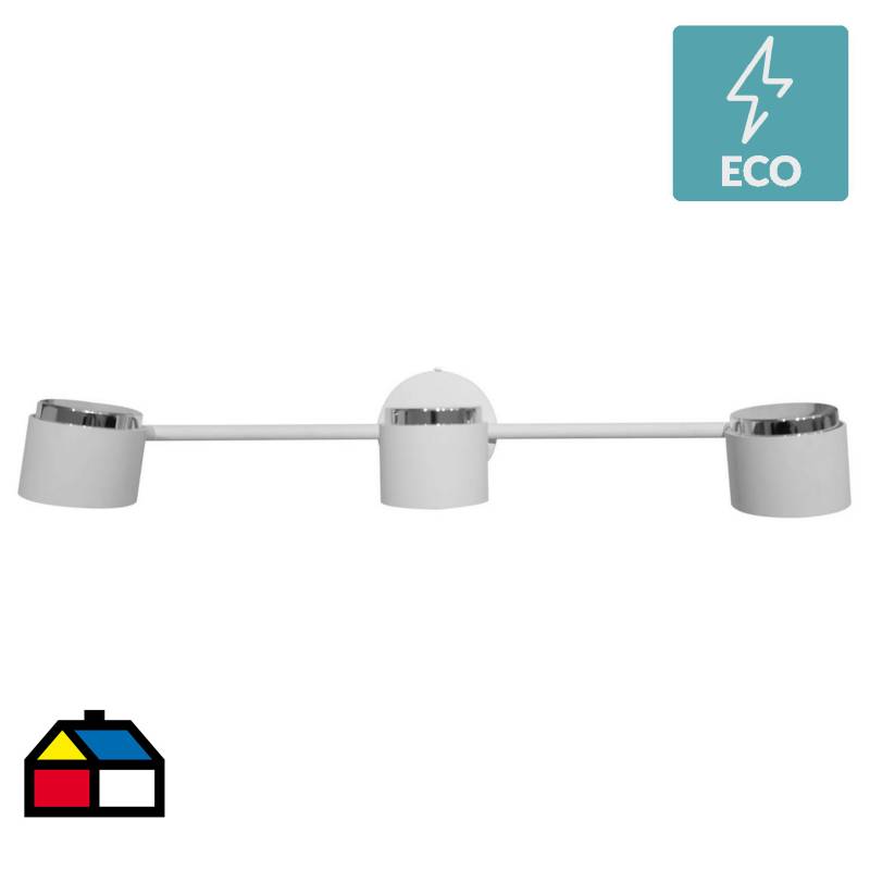 JUST HOME COLLECTION - Barra Led Kivu 3 luces blanco