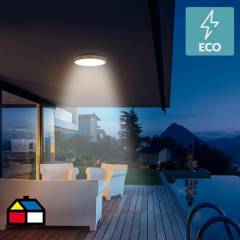 JUST HOME COLLECTION - Plafón Led exterior natural IP44