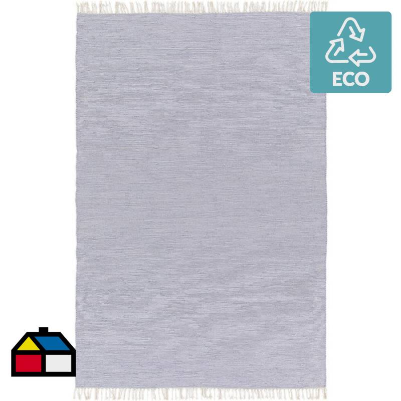 JUST HOME COLLECTION - Alfombra chindi cotton 160x230 cm gris