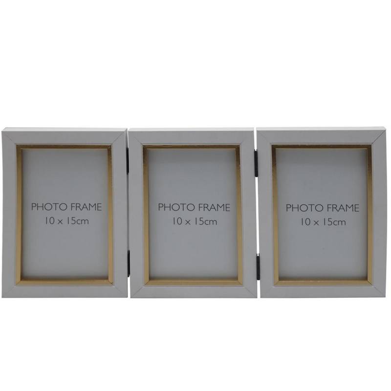HOMY - Marco foto 3 piezas blanco 10x15 cm.