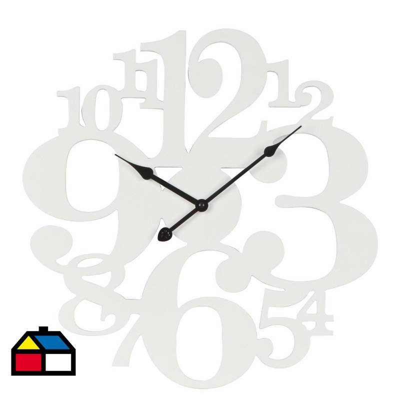 HOMY - Reloj pared numbers 45 cm