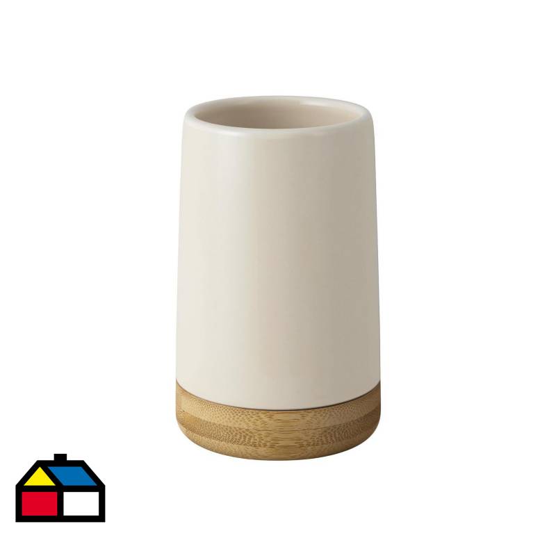 JUST HOME COLLECTION - Vaso doble bambu beige