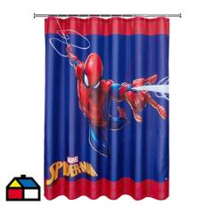 MARVEL - Cortina baño Spiderman 178x180 cm
