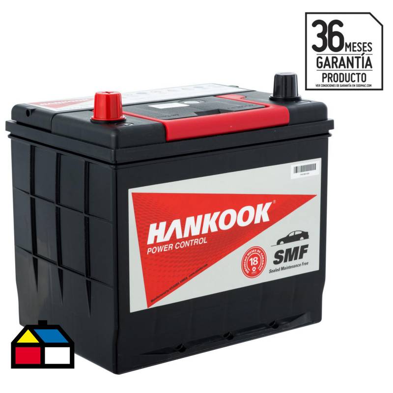 HANKOOK - Batería para auto 60 A positivo izquierdo 550 CCA.
