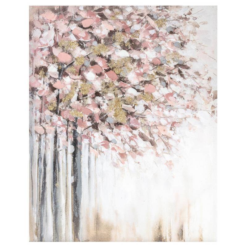 HOMY - Canvas árboles pink 80x100 cm
