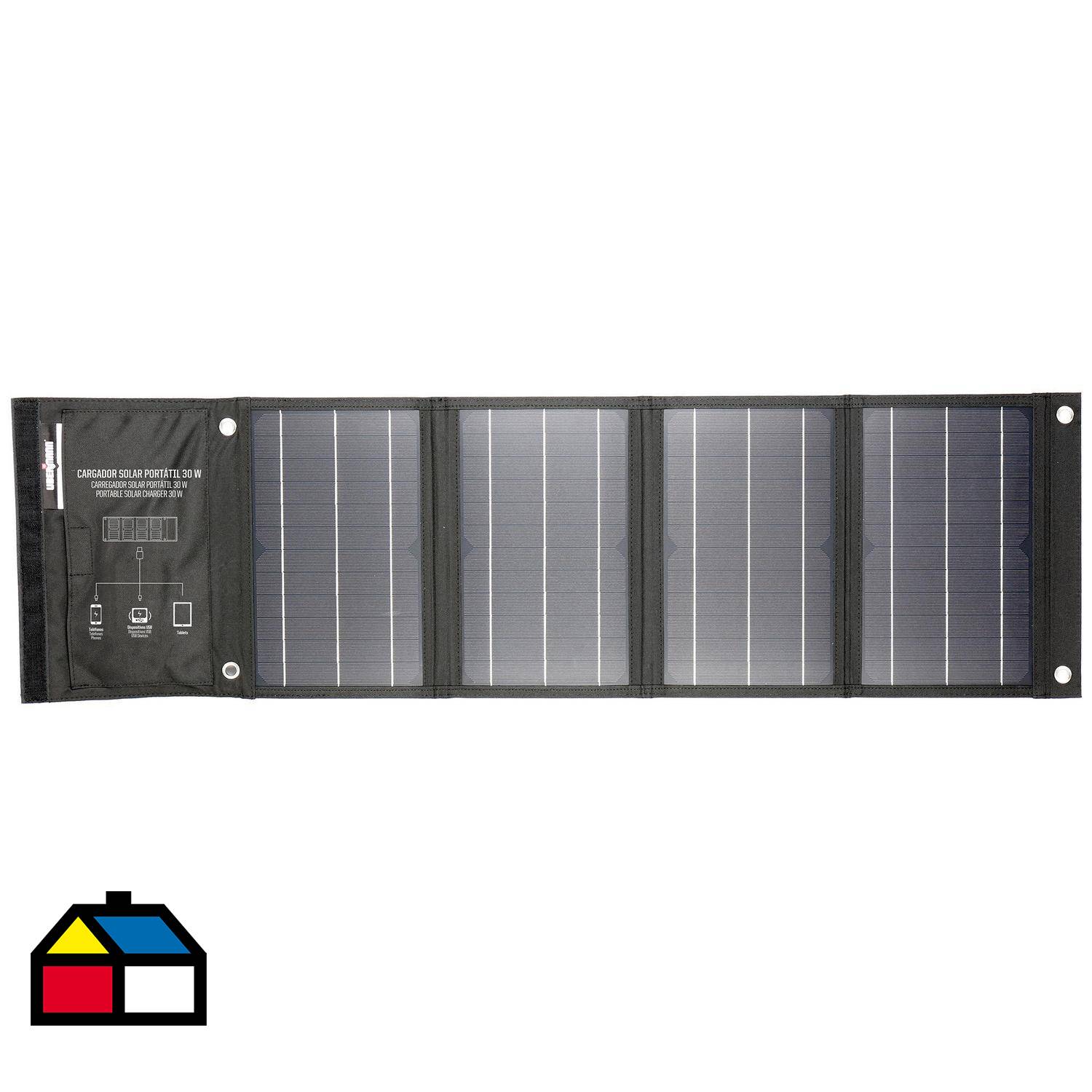 Cargador solar portatil 30 W