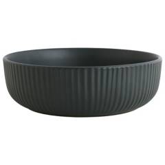JUST HOME COLLECTION - Bowl diseño lineas negro.