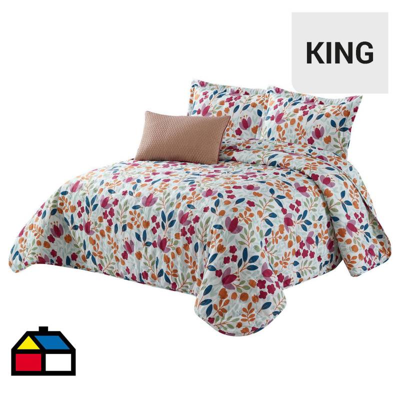 HOMY - Combo quilt + cojín boho king