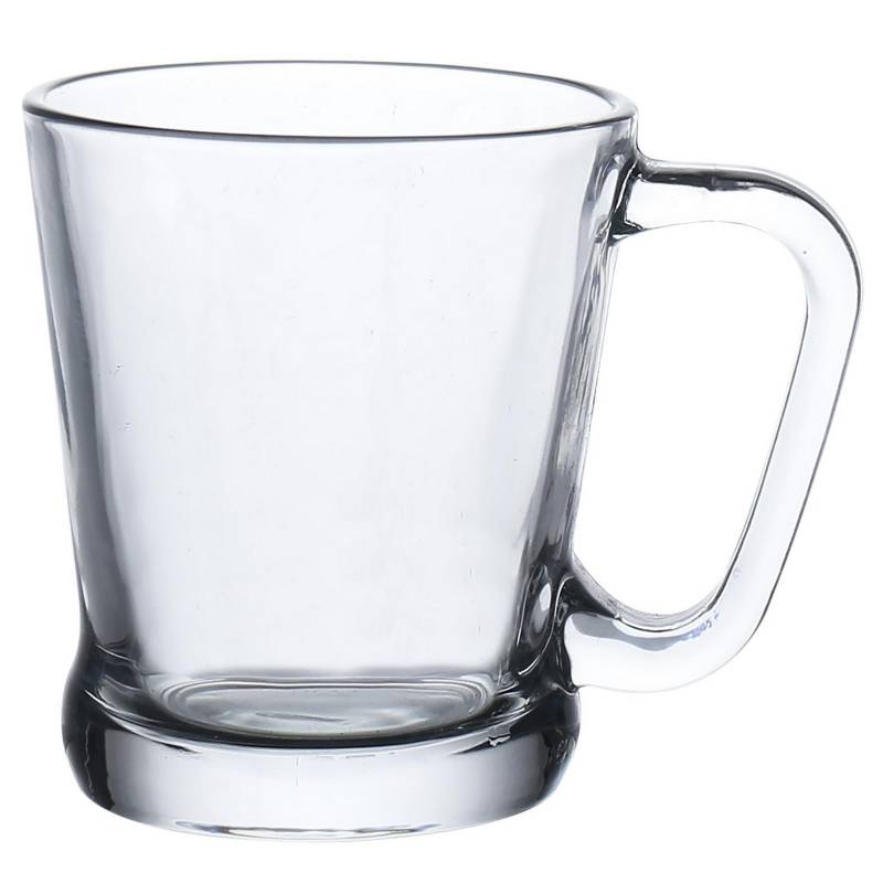 JUST HOME COLLECTION - Set 4 mug cafe vidrio 243 ml