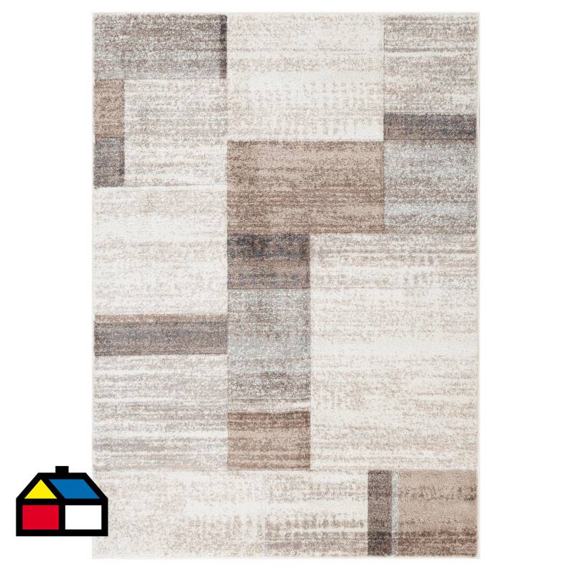 JUST HOME COLLECTION - Alfombra soft frize carved 160x235cm multicolor