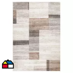 JUST HOME COLLECTION - Alfombra soft frize carved 120x170 cm multicolor