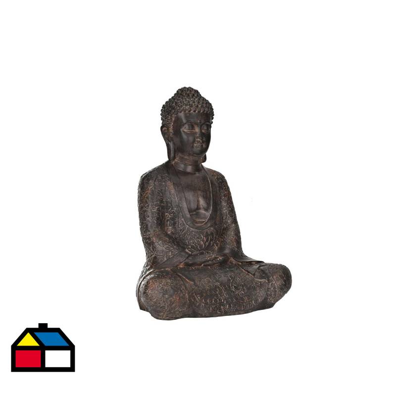 JUST HOME COLLECTION - Buda pensando 51 cm Marron