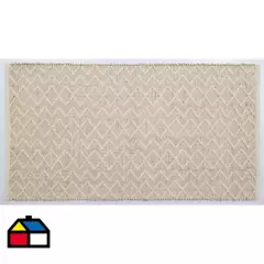 JUST HOME COLLECTION - Alfombra bazar yute zigzag 60x110 cm natural