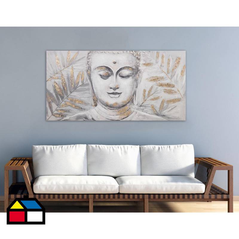 HOMY - Canvas Buda Face 120x60 cm