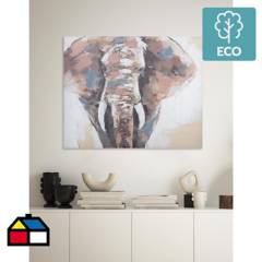 HOMY - Canvas Elefante 80x100 cm