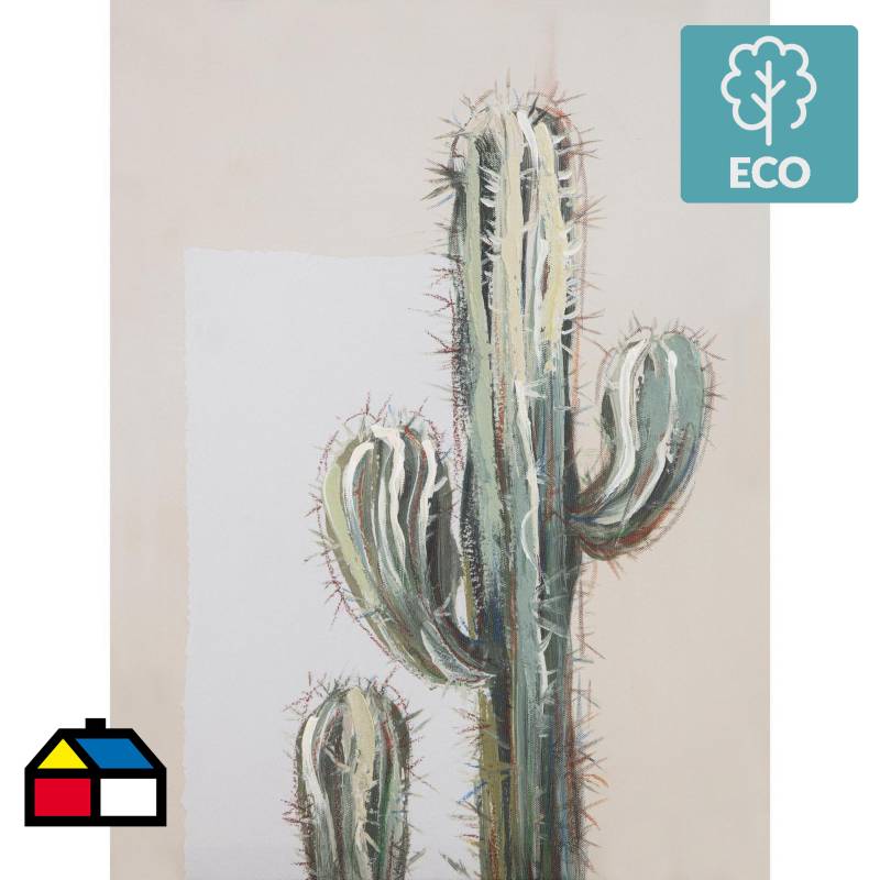 JUST HOME COLLECTION - Canvas Cactus 30x40 cm