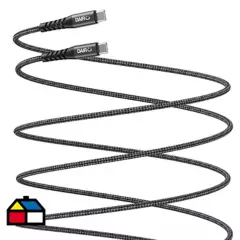 DAIRU - Cable tipo-C a tipo-C 1.2 metros gris