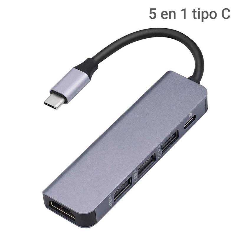 Adaptador Tipo C To Hdmi 5 En 1