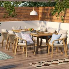 JUST HOME COLLECTION - Juego de comedor 8 pers lucca