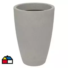 JUST HOME COLLECTION - Macetero cono color granito 38x55 cm