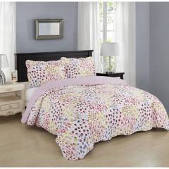 JUST HOME COLLECTION - Quilt teen acuarela girl 1,5 plazas