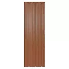 HOLZTEK - Puerta plegable PVC modelo Tivoli color caoba 70x200 cm