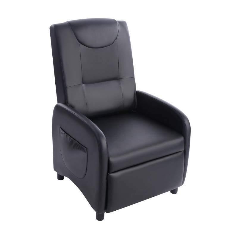 JUST HOME COLLECTION - Berguere reclinable/plegable negro