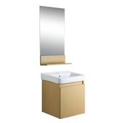SENSI DACQUA - Combo mueble lavamano con espejo río
