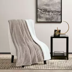 JUST HOME COLLECTION - Manta jack sherpa 125x150 cm ivory