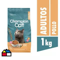 CHAMPION CAT - Alimento seco para Gato Adulto Pollo 1 kg