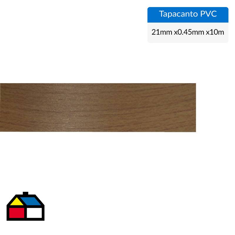 DVP - Tapacanto PVC coigüe 21x0,45 mm 10 m