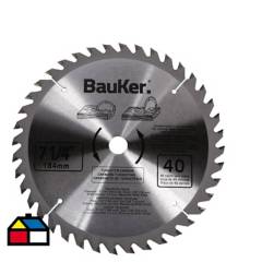 BAUKER - Disco de sierra circular 7 1/4" 40 dientes